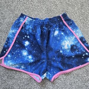 Lands' End Blue Starry Print Shorts